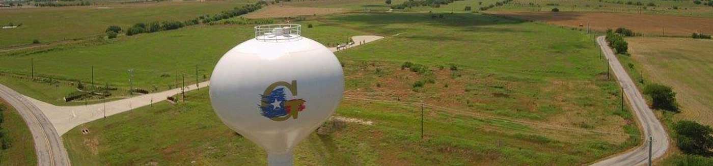 Gainesville Texas water tower